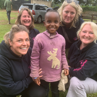 Gill Castle and Nurses in Kenya